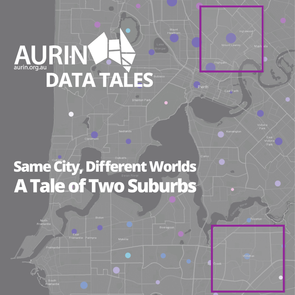 AURIN Data Tales: Same City, Different Worlds – A tale of two suburbs ...